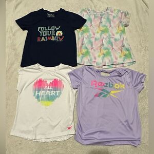 Eddie Bauer/ Reebok - girls t-shirts set of 4 - size Medium 8